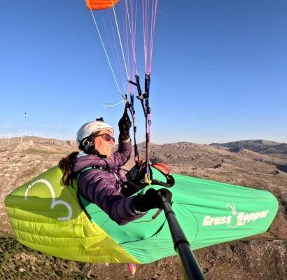 Instructores de Vuelos de Tandem Team 3 Claire-Agnes Instructora Vuelo