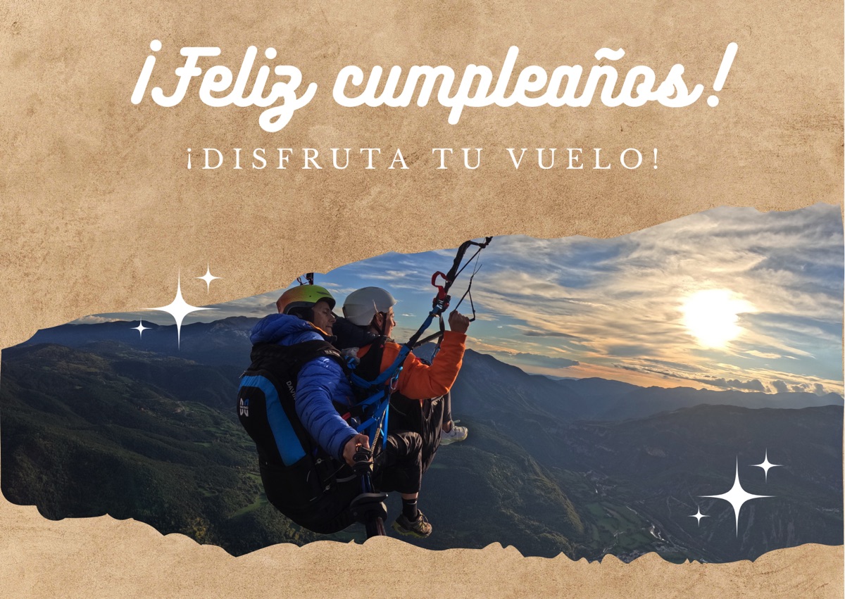 Tarjeta Regalo Vuelo en Parapente 1 Tarjeta Regalo Vuelo en Parapente